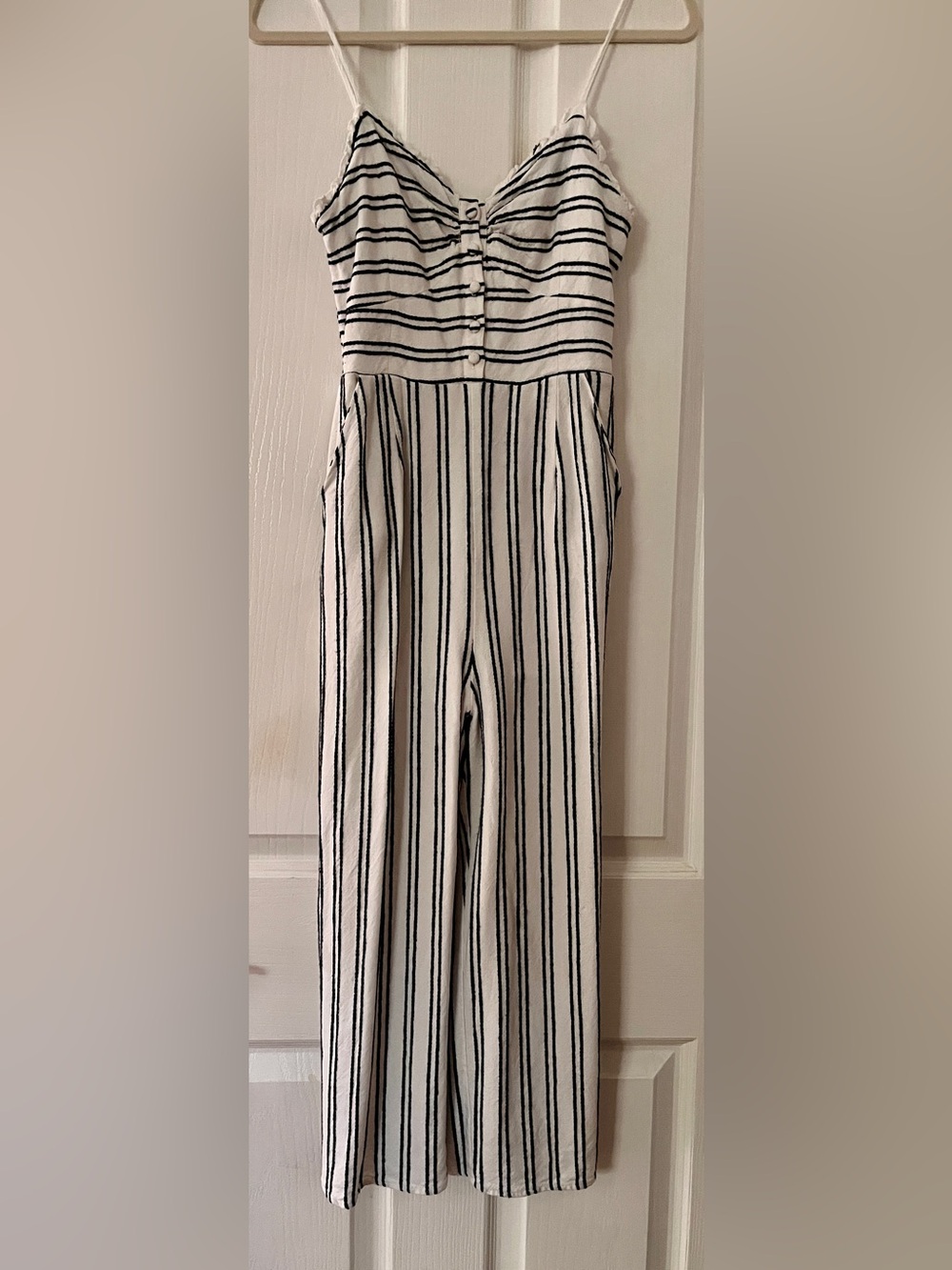 saltwater LUXE Linen Blend Wide-Leg Jumpsuit